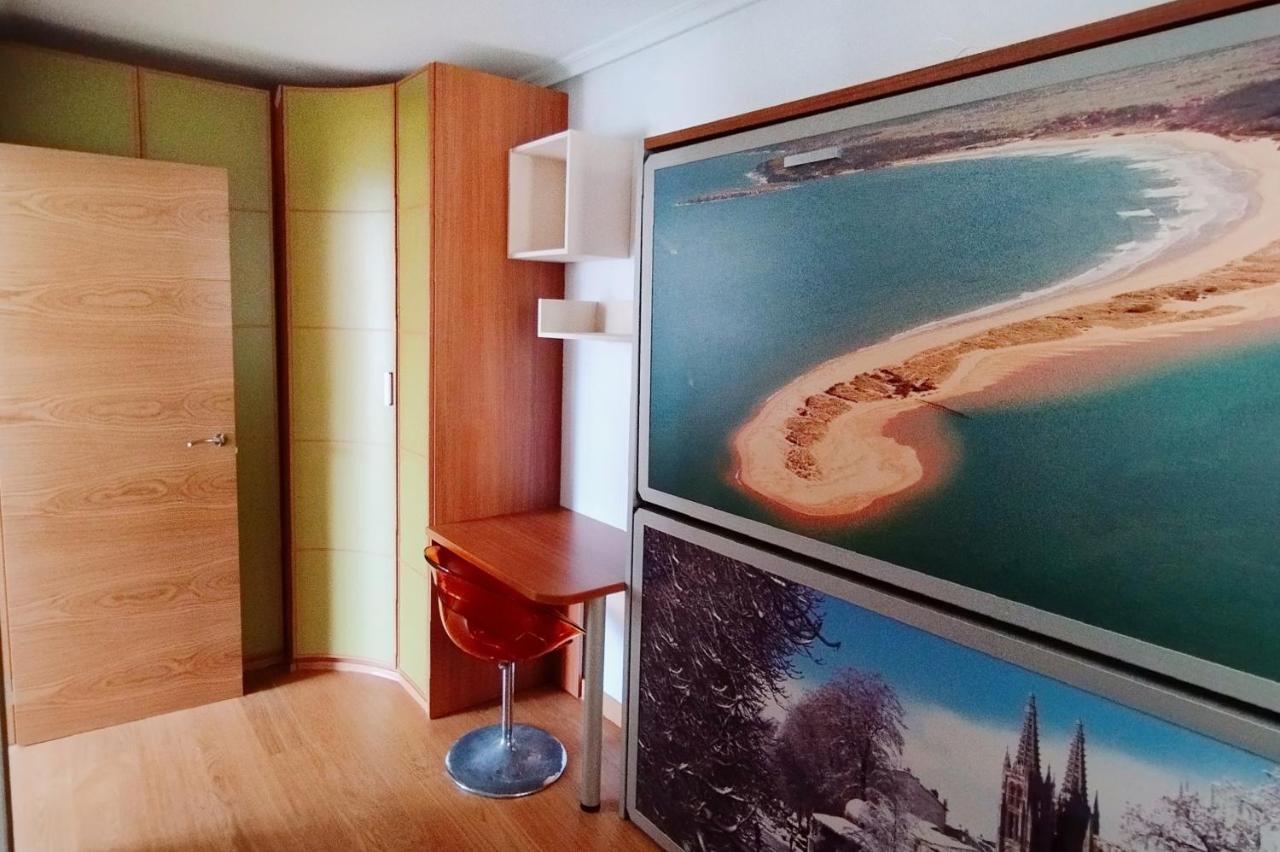 Apartamento Con Piscina Y Wifi A 100 Metros De La Playa En Somo Kültér fotó